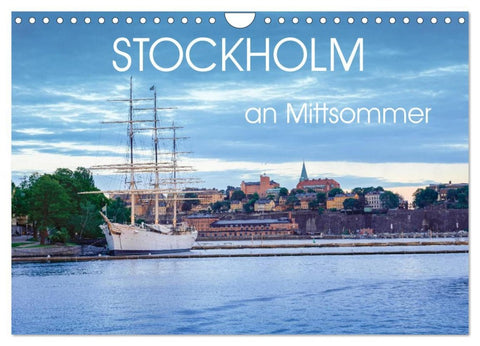 Stockholm an Mittsommer (Wandkalender 2026 DIN A4 quer), CALVENDO Monatskalender