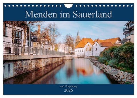 Menden im Sauerland und Umgebung (Wandkalender 2026 DIN A4 quer), CALVENDO Monatskalender