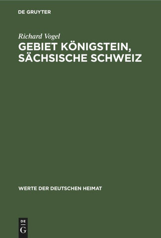 Gebiet Königstein, sächsische Schweiz