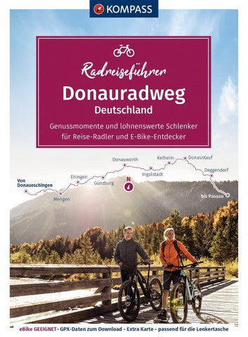 KOMPASS Radreiseführer Donauradweg Deutschland