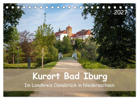 Kurort Bad Iburg (Tischkalender 2027 DIN A5 quer), CALVENDO Monatskalender