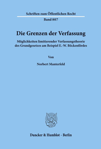 Die Grenzen der Verfassung.