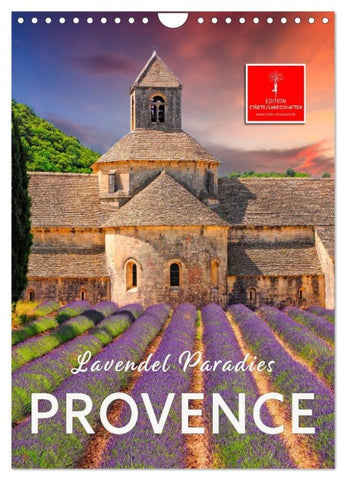 Provence Lavendel Paradies (Wandkalender 2027 DIN A4 hoch), CALVENDO Monatskalender