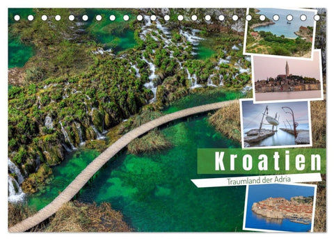 Kroatien Traumland der Adria (Tischkalender 2027 DIN A5 quer), CALVENDO Monatskalender