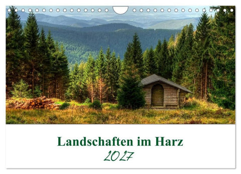 Landschaften im Harz (Wandkalender 2027 DIN A4 quer), CALVENDO Monatskalender