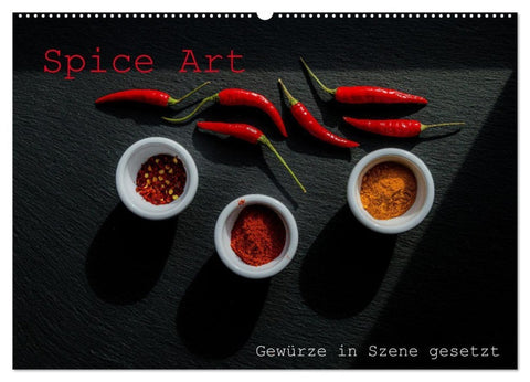 Spice Art - Gewürze in Szene gesetzt (Wandkalender 2027 DIN A2 quer), CALVENDO Monatskalender
