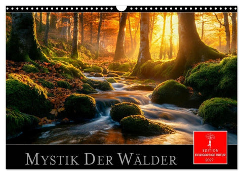Mystik der Wälder (Wandkalender 2027 DIN A3 quer), CALVENDO Monatskalender