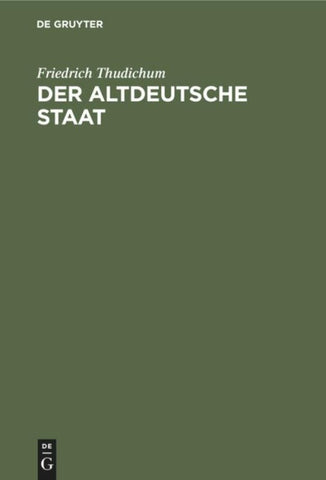 Der altdeutsche Staat