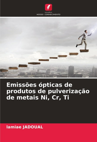 Emissões ópticas de produtos de pulverização de metais Ni, Cr, Ti