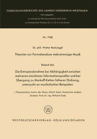Theorien zur Formalanalyse mehrstimmiger Musik