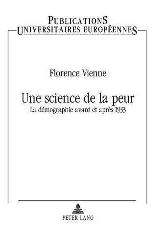 Une science de la peur