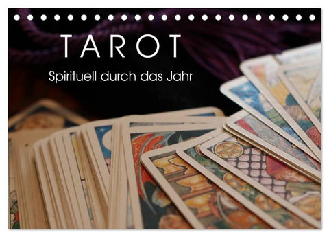 Tarot. Spirituell durch das Jahr (Tischkalender 2027 DIN A5 quer), CALVENDO Monatskalender