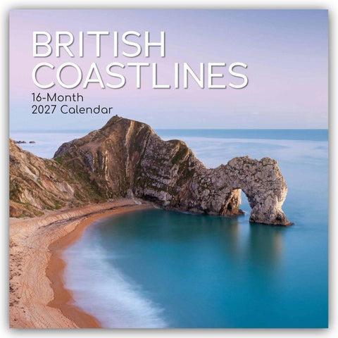 British Coastlines – Die Britische Küste 2027 – 16-Monatskalender