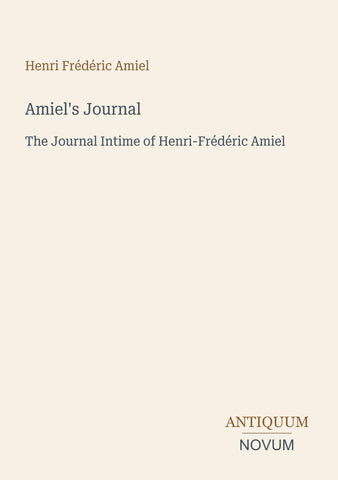 Amiel's Journal