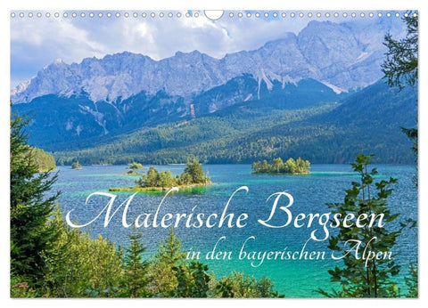 Malerische Bergseen in den bayerischen Alpen (Wandkalender 2027 DIN A3 quer), CALVENDO Monatskalender