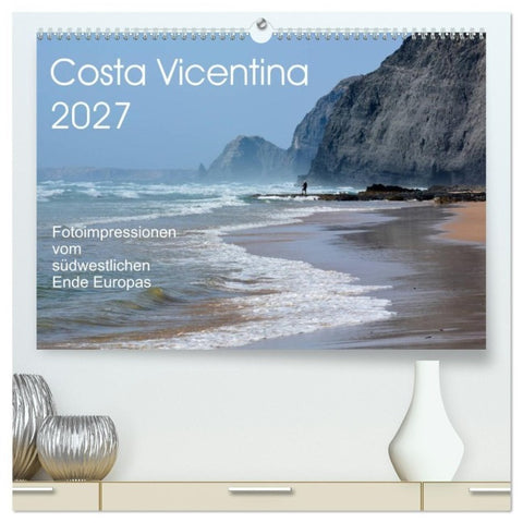 Costa Vicentina (hochwertiger Premium Wandkalender 2027 DIN A2 quer), Kunstdruck in Hochglanz