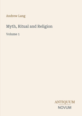 Myth, Ritual and Religion