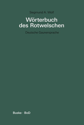 Wörterbuch des Rotwelschen