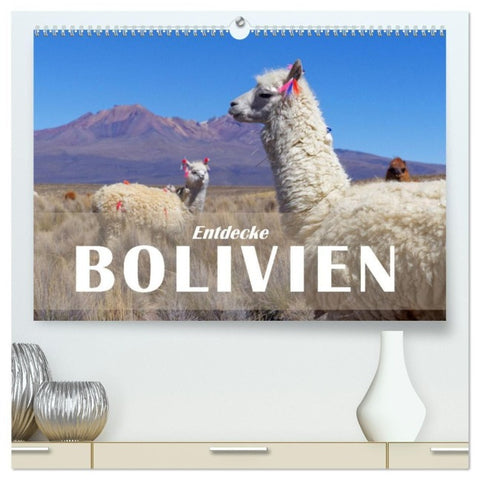 Entdecke Bolivien (hochwertiger Premium Wandkalender 2027 DIN A2 quer), Kunstdruck in Hochglanz