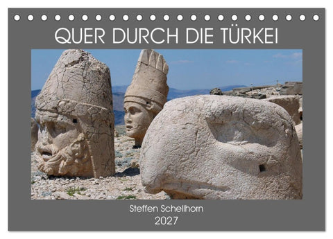 QUER DURCH DIE TÜRKEI (Tischkalender 2027 DIN A5 quer), CALVENDO Monatskalender