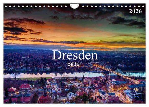 Dresden Bilder 2026 (Wandkalender 2026 DIN A4 quer), CALVENDO Monatskalender