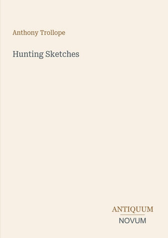 Hunting Sketches