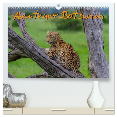 Abenteuer Botswana Afrika - Adventure Botswana (hochwertiger Premium Wandkalender 2027 DIN A2 quer), Kunstdruck in Hochglanz