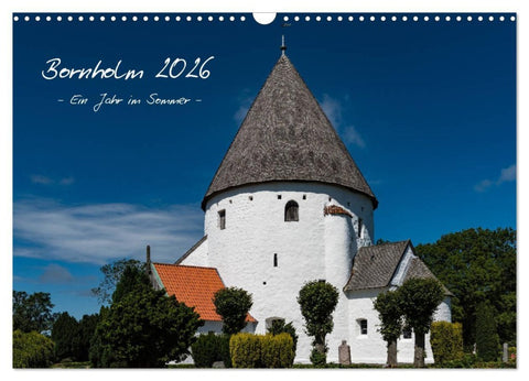Bornholm 2026 Ein Jahr im Sommer (Wandkalender 2026 DIN A3 quer), CALVENDO Monatskalender