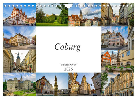 Coburg Impressionen (Wandkalender 2026 DIN A4 quer), CALVENDO Monatskalender