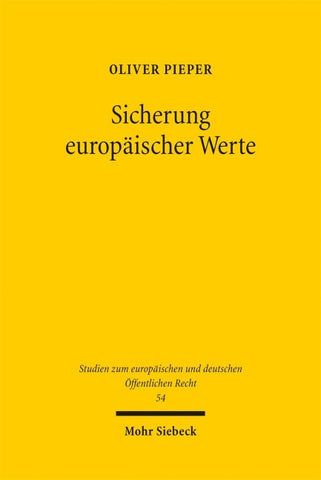 Sicherung europäischer Werte