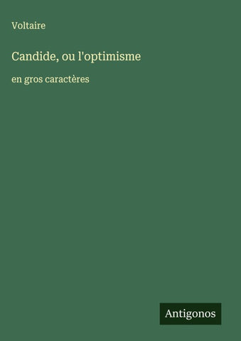 Candide, ou l'optimisme