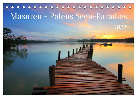 Masuren - Polens Seen-Paradies (Tischkalender 2027 DIN A5 quer), CALVENDO Monatskalender