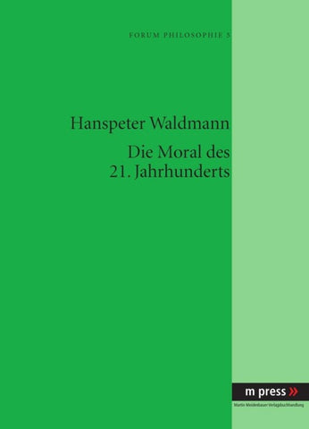 Die Moral des 21. Jahrhunderts