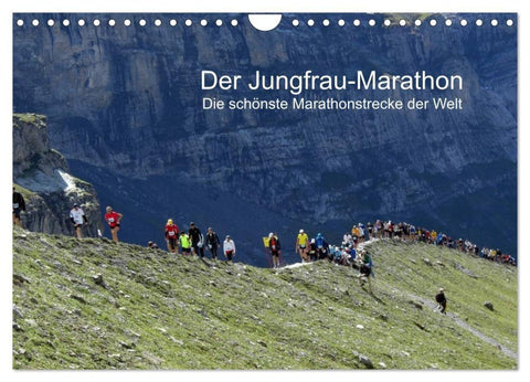 Der Jungfrau-Marathon (Wandkalender 2027 DIN A4 quer), CALVENDO Monatskalender