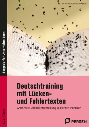 Deutschtraining mit Lücken- und Fehlertexten