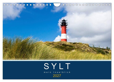 Sylt mein Inselblick (Wandkalender 2027 DIN A4 quer), CALVENDO Monatskalender