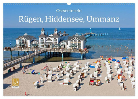 Ostseeinseln Rügen, Hiddensee, Ummanz (Wandkalender 2026 DIN A2 quer), CALVENDO Monatskalender