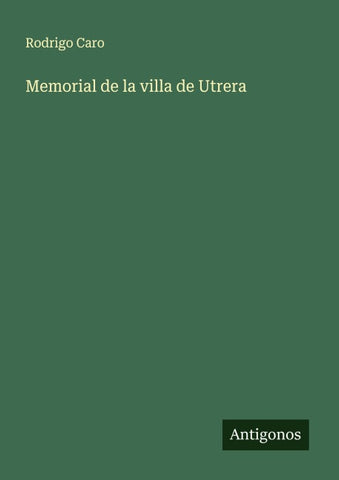 Memorial de la villa de Utrera