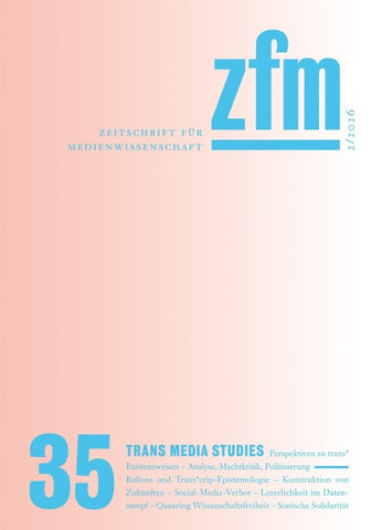 Zeitschrift für Medienwissenschaft 35