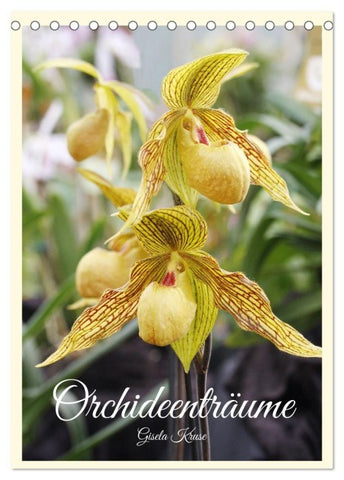 Orchideenträume (Tischkalender 2027 DIN A5 hoch), CALVENDO Monatskalender