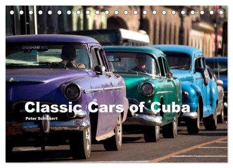 Classic Cars of Cuba (Tischkalender 2026 DIN A5 quer), CALVENDO Monatskalender