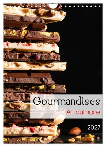 Gourmandises - Art culinaire (Calendrier mural 2027 DIN A4 horizontal), CALVENDO calendrier mensuel