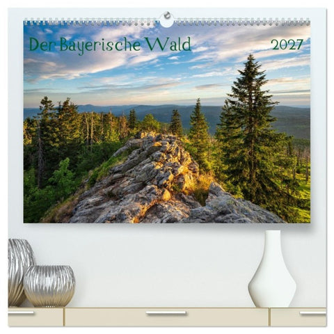Der Bayerische Wald (hochwertiger Premium Wandkalender 2027 DIN A2 quer), Kunstdruck in Hochglanz