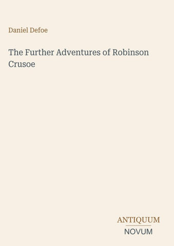 The Further Adventures of Robinson Crusoe