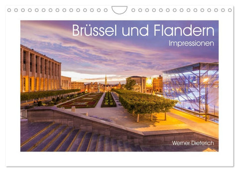 Brüssel und Flandern Impressionen (Wandkalender 2026 DIN A4 quer), CALVENDO Monatskalender