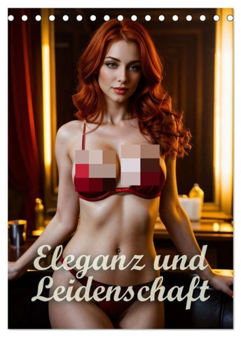 Eleganz und Leidenschaft (Tischkalender 2027 DIN A5 hoch), CALVENDO Monatskalender