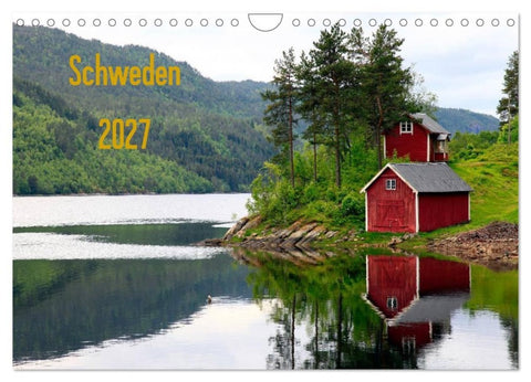 Schweden 2027 (Wandkalender 2027 DIN A4 quer), CALVENDO Monatskalender