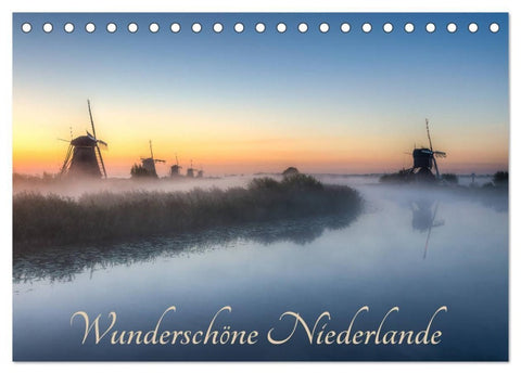 Wunderschöne Niederlande (Tischkalender 2027 DIN A5 quer), CALVENDO Monatskalender