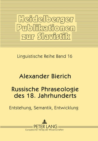 Russische Phraseologie des 18. Jahrhunderts