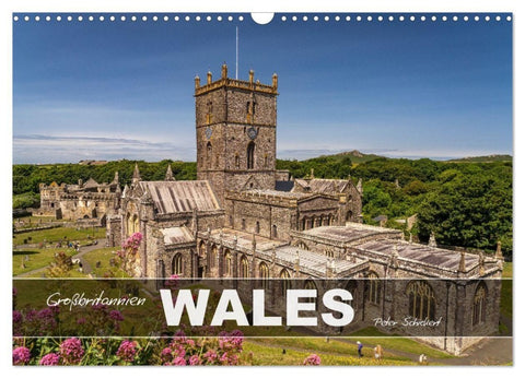 Großbritannien - Wales (Wandkalender 2027 DIN A3 quer), CALVENDO Monatskalender